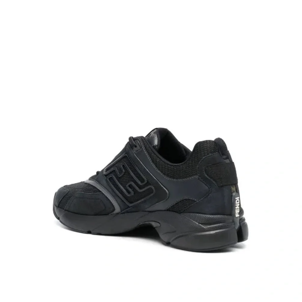 Fendi logo print mesh sneakers - Picture 4 of 5